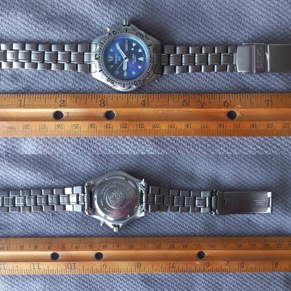 Seiko Kinetic Scuba Divers, 5M23 6B40, SBBW015, AGS, Refurbished, J49 - Picture 8 of 10